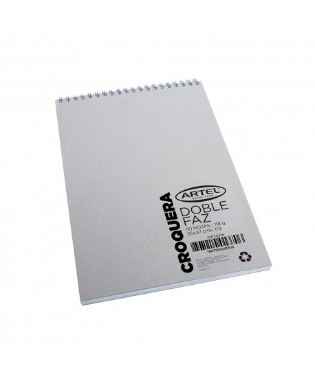 Croquera Doble Faz 50H 21x32 BDF Artel 213210010380 | DColon