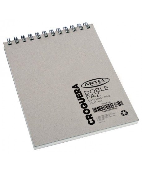 Croquera Doble Faz 50H 16x21 Artel 10010385 | DColon