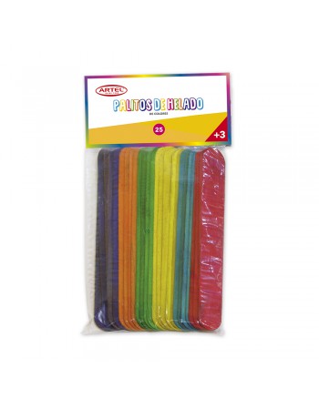 Palos de Helado Grandes 25U Baja Lengua Color 20110025 | DColon