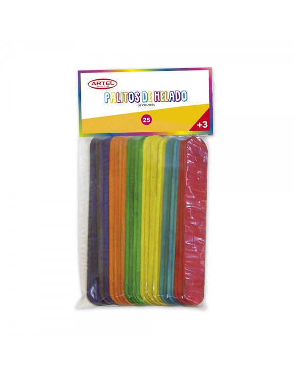 Palos de Helado Grandes 25U Baja Lengua Color 20110025 | DColon