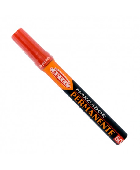 Marcador Perman. Pta. Biselada Artel 60 Rojo LA90-R 20010161 | DColon
