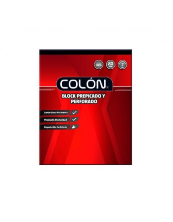 Block Colon Carta Mat. 7mm  BC-32/80 11653 122184 | DColon