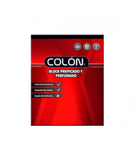Block Colon Carta Mat. 7mm  BC-32/80 11653 122184 | DColon