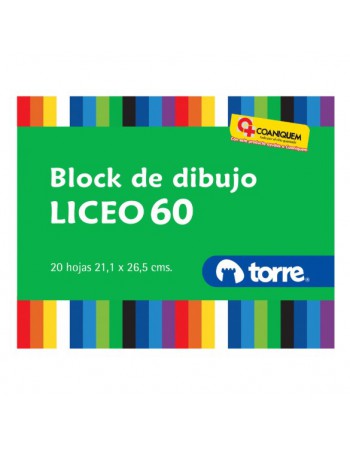 Block Dibujo Torre Imagia Liceo 20H 17871 | DColon