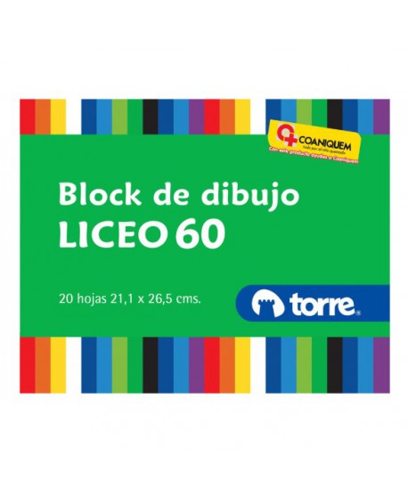 Block Dibujo Torre Imagia Liceo 20H 17871 | DColon