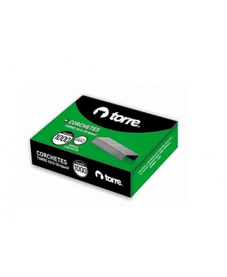 Caja Corchetes Torre 26/6 1000U 11695 | DColon