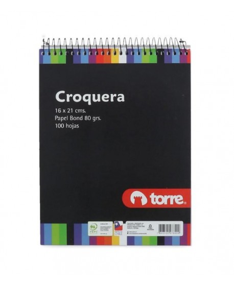 Croquera Torre Imagia 16x21cm 100H 17876 | DColon