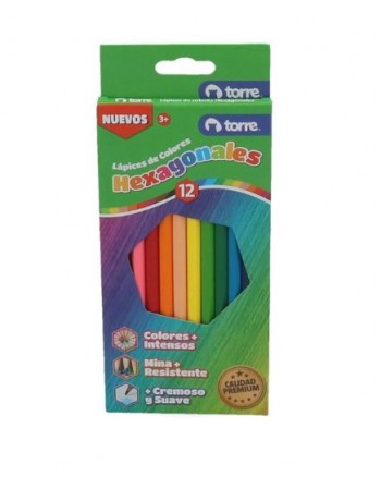 Lapices 12 Col. Hexagonal Imagia Torre 24166 | DColon
