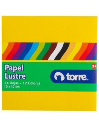 Fajo Papel Lustre Torre Imagia 10x10cm 24H 17879 | DColon
