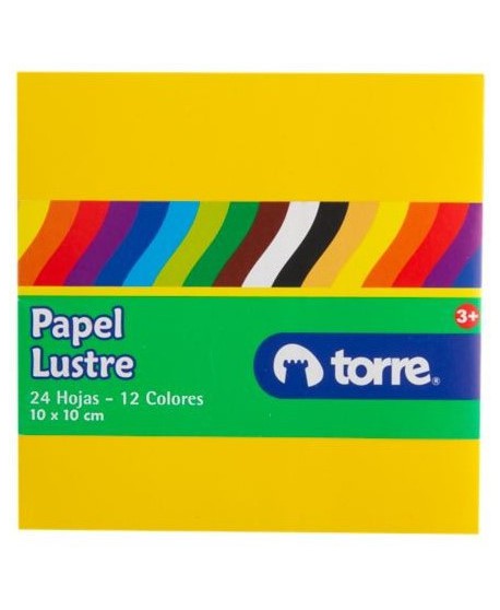 Fajo Papel Lustre Torre Imagia 10x10cm 24H 17879 | DColon