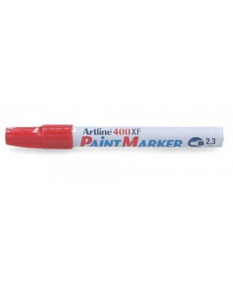 Marcador Tinta Oleo Artline 400 2.3mm Rojo 753001 | DColon