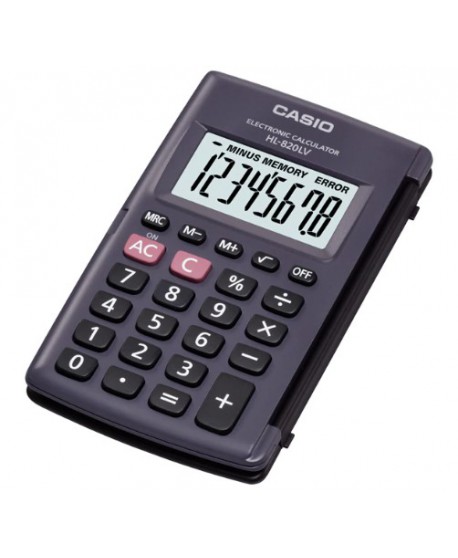Calculadora Casio HL-820LVBK C/Pila 8 Dig 40614 | DColon