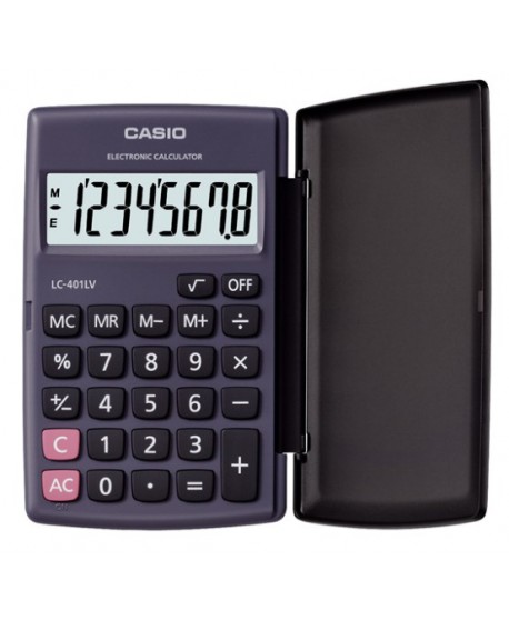 Calculadora Casio LC-401LVBK Basica C/Pila 8 Dig.  | DColon