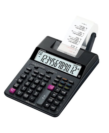 Calculadora Casio HR-100RC-BK-DC C/Rollo 12 Dig.  | DColon