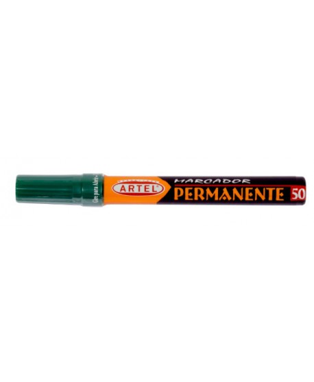 Marcador Perman. Pta. Redonda Artel 50 Verde LA70-V 20010153 | DColon