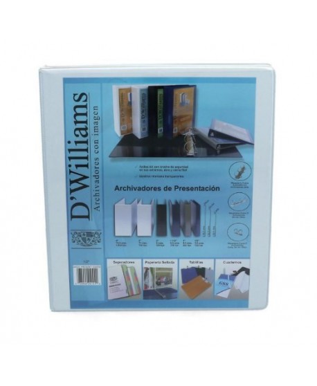 Arch. Present. Carta 2 Aros 1/2 Blanco DWilliams 4924121 | DColon