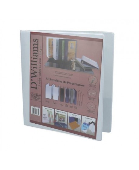 Arch. Present. Carta 3 Aros 1/2 Blanco DWilliams 4924131 | DColon