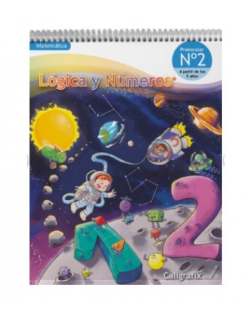 Texto Matem. Logica y Numeros N2 Kinder Caligrafix LN2 | DColon