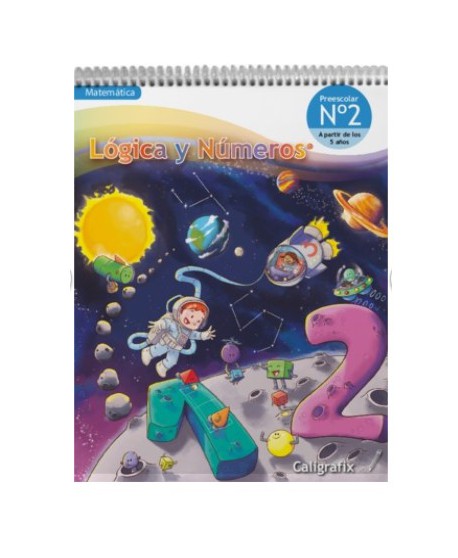 Texto Matem. Logica y Numeros N2 Kinder Caligrafix LN2 | DColon