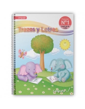 Texto Lenguaje Trazos y Letras N1 Pre-Kinder Caligrafix TL1 | DColon
