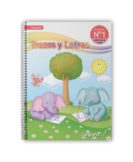 Texto Lenguaje Trazos y Letras N1 Pre-Kinder Caligrafix TL1 | DColon