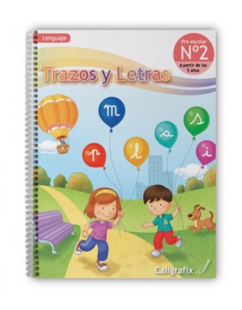 Texto Lenguaje Trazos y Letras N2 Kinder Caligrafix TL2 | DColon