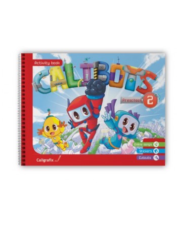 Libro de Actividades Calibots Preschool N2 Caligrafix CBP2 | DColon