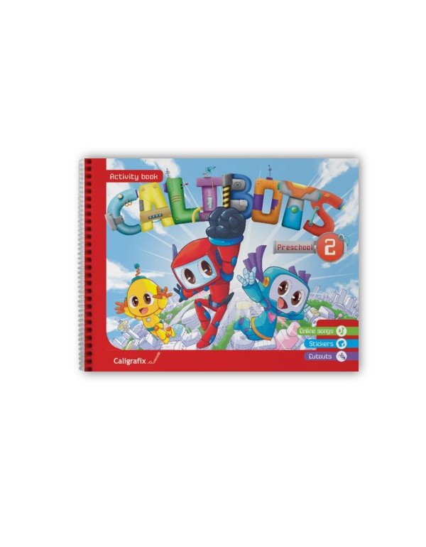 Libro de Actividades Calibots Preschool N2 Caligrafix CBP2 | DColon