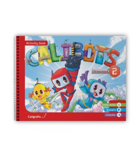 Libro de Actividades Calibots Preschool N2 Caligrafix CBP2 | DColon