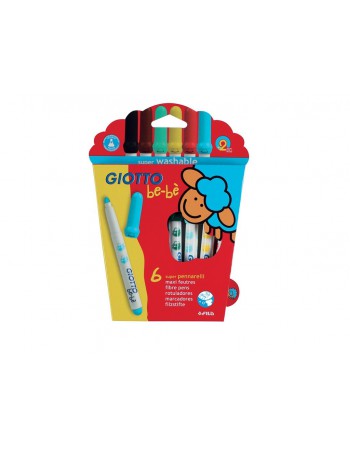 Marcador Giotto Be-Be 6 Colores 4605 60500 Pax | DColon