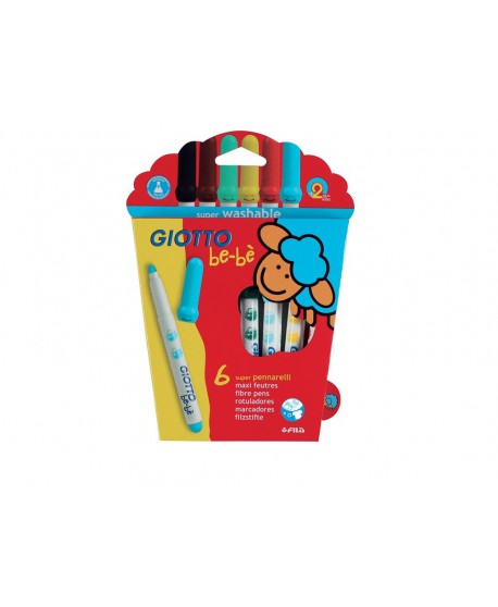 Marcador Giotto Be-Be 6 Colores 4605 60500 Pax | DColon