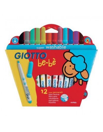 Marcador Giotto Be-Be 12 Colores  460609 466700 | DColon