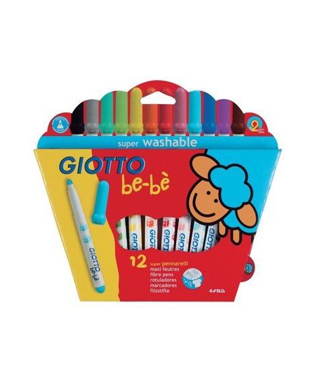 Marcador Giotto Be-Be 12 Colores  460609 466700 | DColon