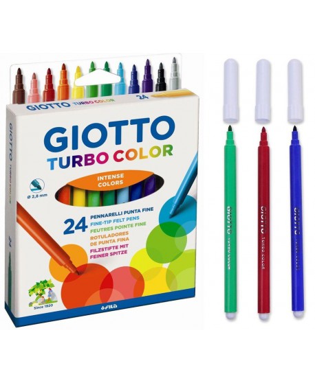 Marcador 24 Colores Turbo Color Giotto  2004 | DColon