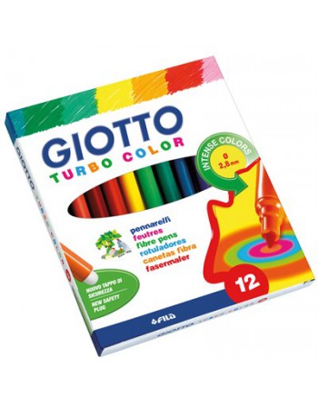 Marcador 12Col. Turbo Color Giotto 10369 071400 | DColon