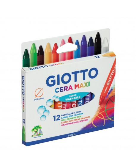 Crayones Cera Maxi Giotto 12Col. 202202ES 32840 1059 | DColon