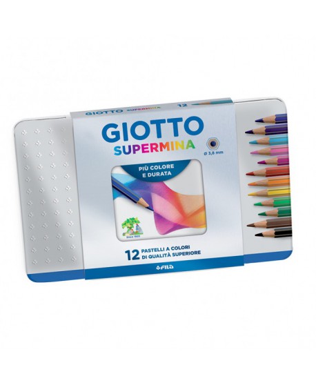 Lapiz Supermina Lata 12Col.Giotto 236709 | DColon