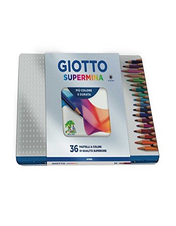Lapiz Giotto Supermina Lata 36 Colores 6907 | DColon
