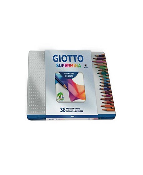 Lapiz Giotto Supermina Lata 36 Colores 6907 | DColon