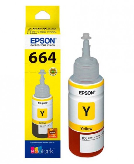 Tinta Epson T664420 Amarillo L/200 L/110 L/355 L/555 | DColon