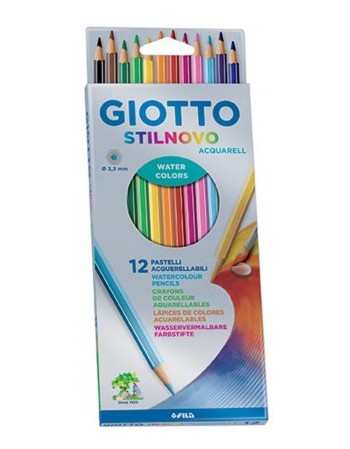Lapices Giotto Aquarelables  12 Colores  255700 | DColon