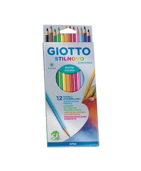 Lapices Giotto Aquarelables  12 Colores  255700 | DColon