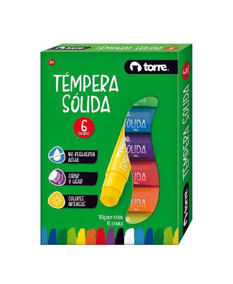 Tempera Solida 6 Col. Torre 30677 | DColon