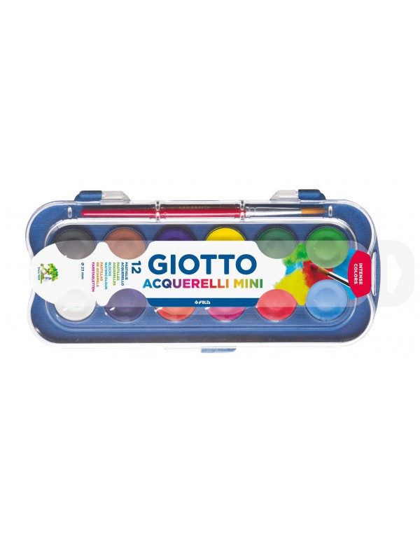 Acuarela Giotto Mini 23mm 12 Colores 9524 | DColon