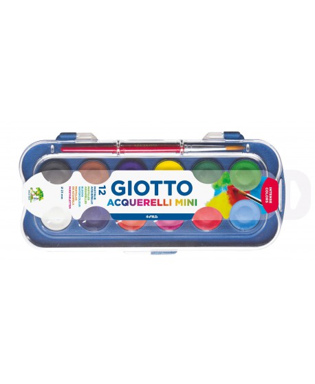 Acuarela Giotto Mini 23mm 12 Colores 9524 | DColon
