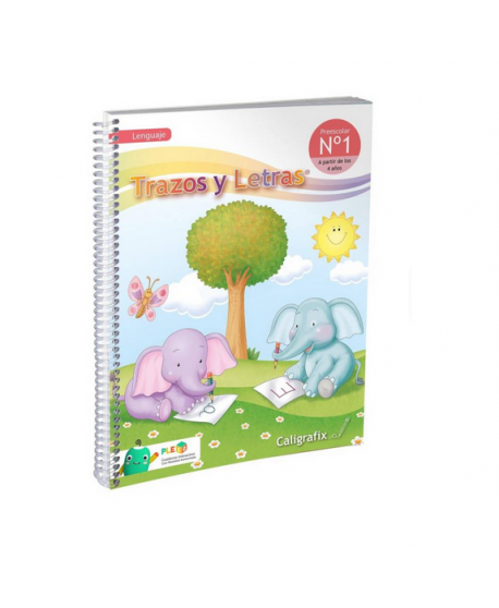 Texto Lenguaje Trazos y Letras N1 Pre-Kinder Caligrafix TL1 | DColon