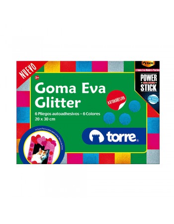 Bolson Goma Eva Glitter C/Sticker Torre Imagia  29674 | DColon