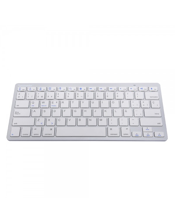 Teclado Mini Inalambrico Silver Tecmaster TM-100507 | DColon