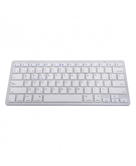 Teclado Mini Inalambrico Silver Tecmaster TM-100507 | DColon