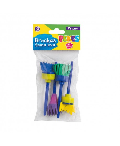 Set Brochas Goma Eva Pekes Torre 30587 | DColon